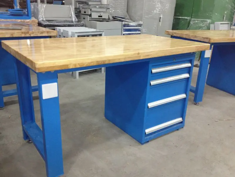 Toy  wooden workbench stainless steel workbench with drawers dental laboratory workbench for warehouse