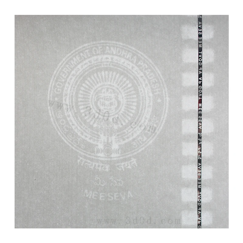 Высокое качество зарубежных продаж нового продукта безопасности бумаги