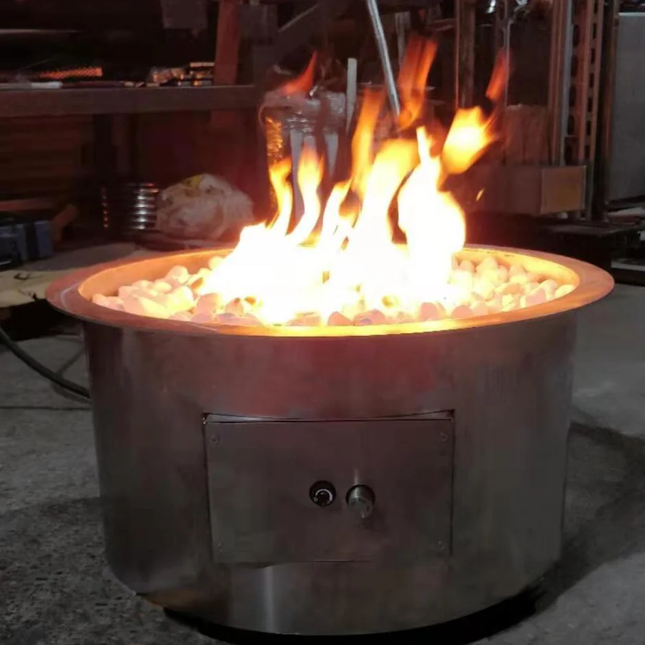 Natural gas, liquefied gas customized gas fireplace