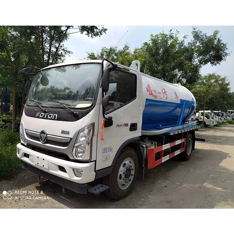 Euro 3 Sewage Tanker Truck Suction Trucks 2.771L