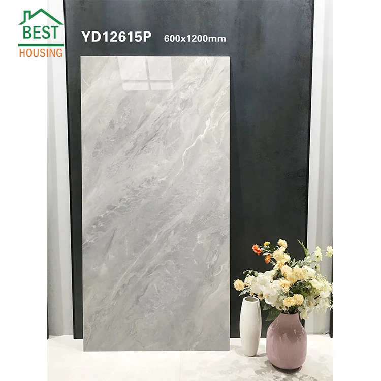Hot sale foshan factory cheap ceramic marble tile 60x120 marble pattern full polished big slab tiles