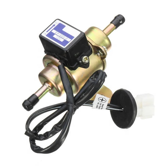 12V Universal 3-5PSI Low Pressure Petrol Gas Diesel Electric Fuel Pump 1/4 Tubing For Car Motorcycle ATV EP5000