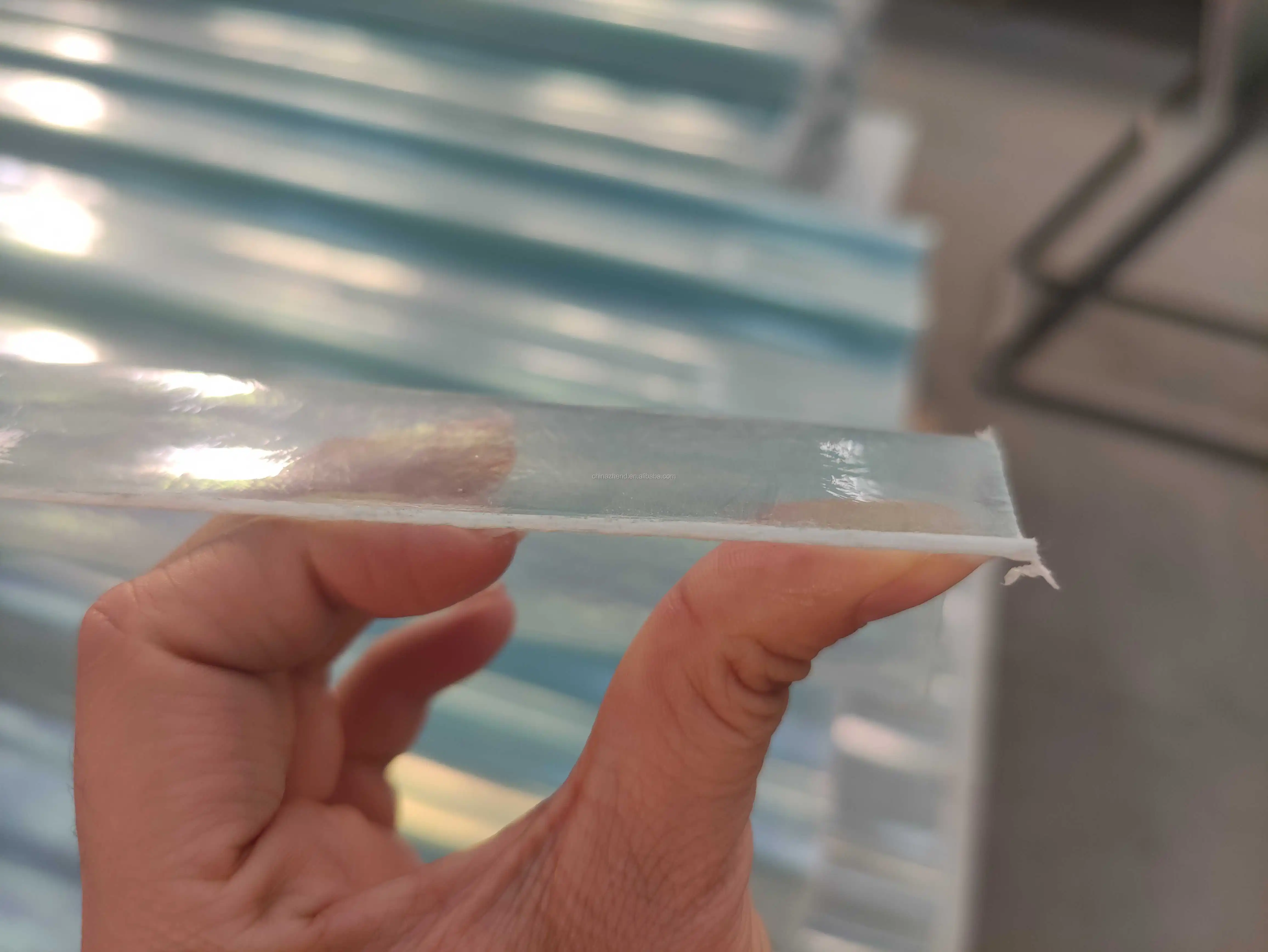 Factory Supplying Translucent Uv Protect Grp Frp Fiberglass Plastic Clear Roofing Sheets For Office Building
