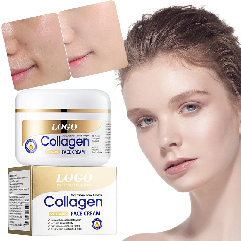Customized Wholesale Collagen Anti-Wrinkle Cream Care Skin Moisturizing Gentle Collagen  Face Cream