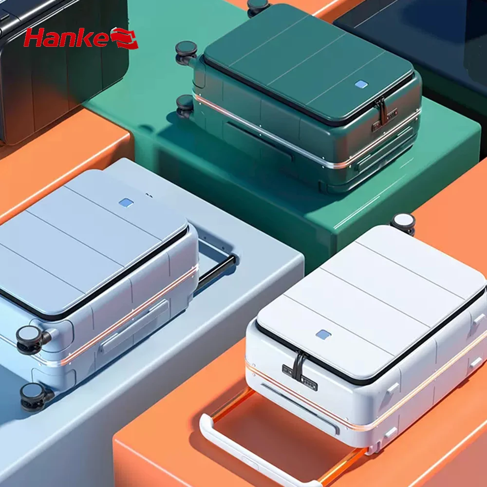 Hanke OEM ODM логотип дизайнерская тележка Жесткий Чехол сумки для ручной клади дорожные тележки наборы багажа