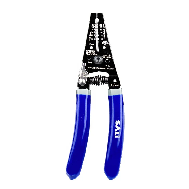 SALI 7' 180mm 50# High Carbon Steel Heat Treated Accurate Crimping Stripping Wire Combination Stripper