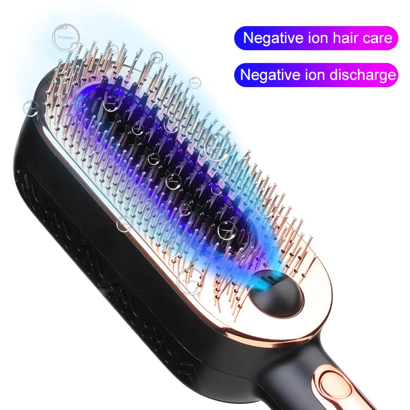 
Professional hot-selling 2-3 degrees low temperature cold wind hair brush styling tool ice comb for hair brush like baby 