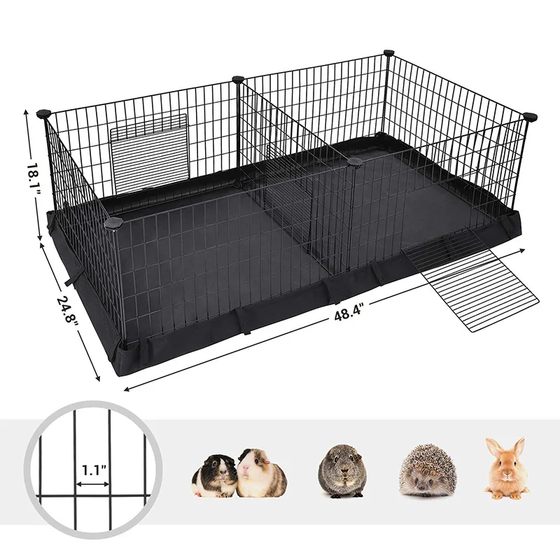 HOMA c and c cage for guinea pigs with Oxford fabric floor mat