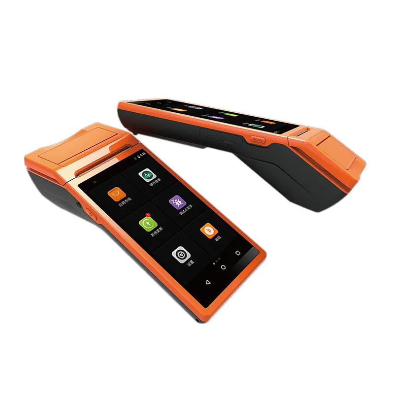Бесконтактный платеж Q1, дешевый ручной мобильный Android Nfc, умный терминал оплаты, КПК-принтер