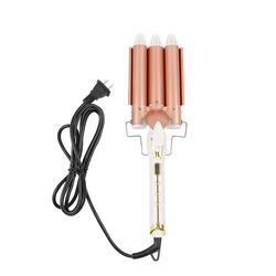 Professional OEM Custom Ceramic Hair Curler 3 Barrel Wave Triple Curling Iron