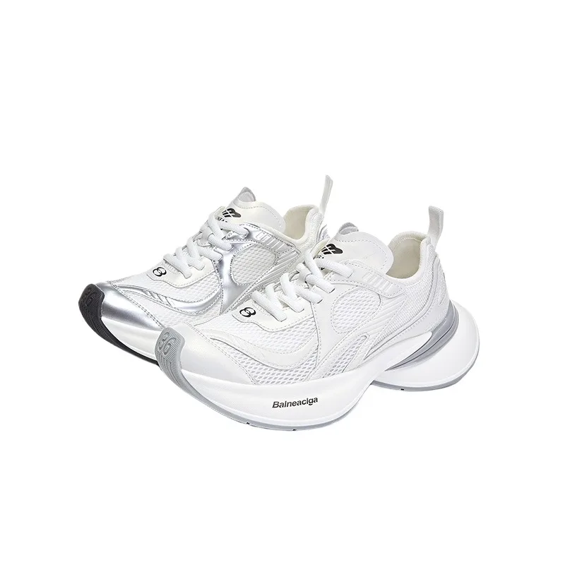 Platform Sneakers Tennis Shoes Lace-Up Casual Walking Sneaker