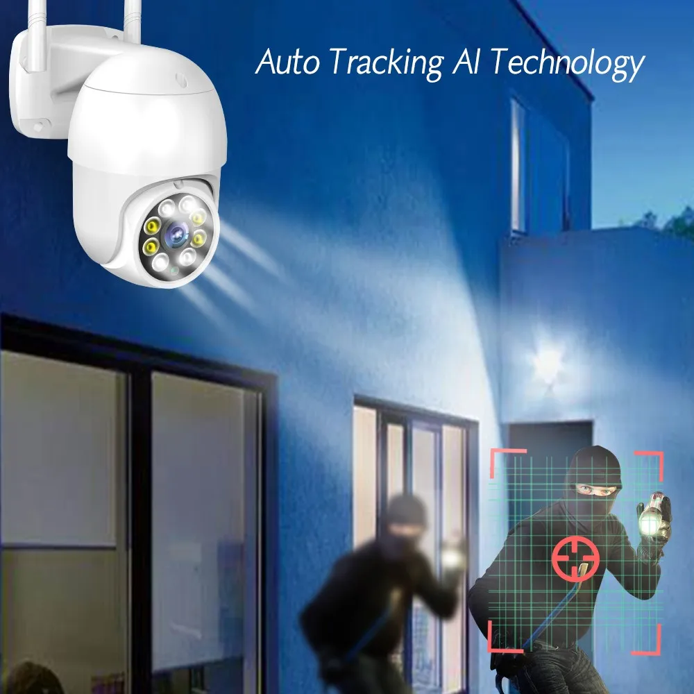 PGST 1080P HD камеры безопасности беспроводная наружная Wi-Fi камера наружная поддержка видео IP наружная камера