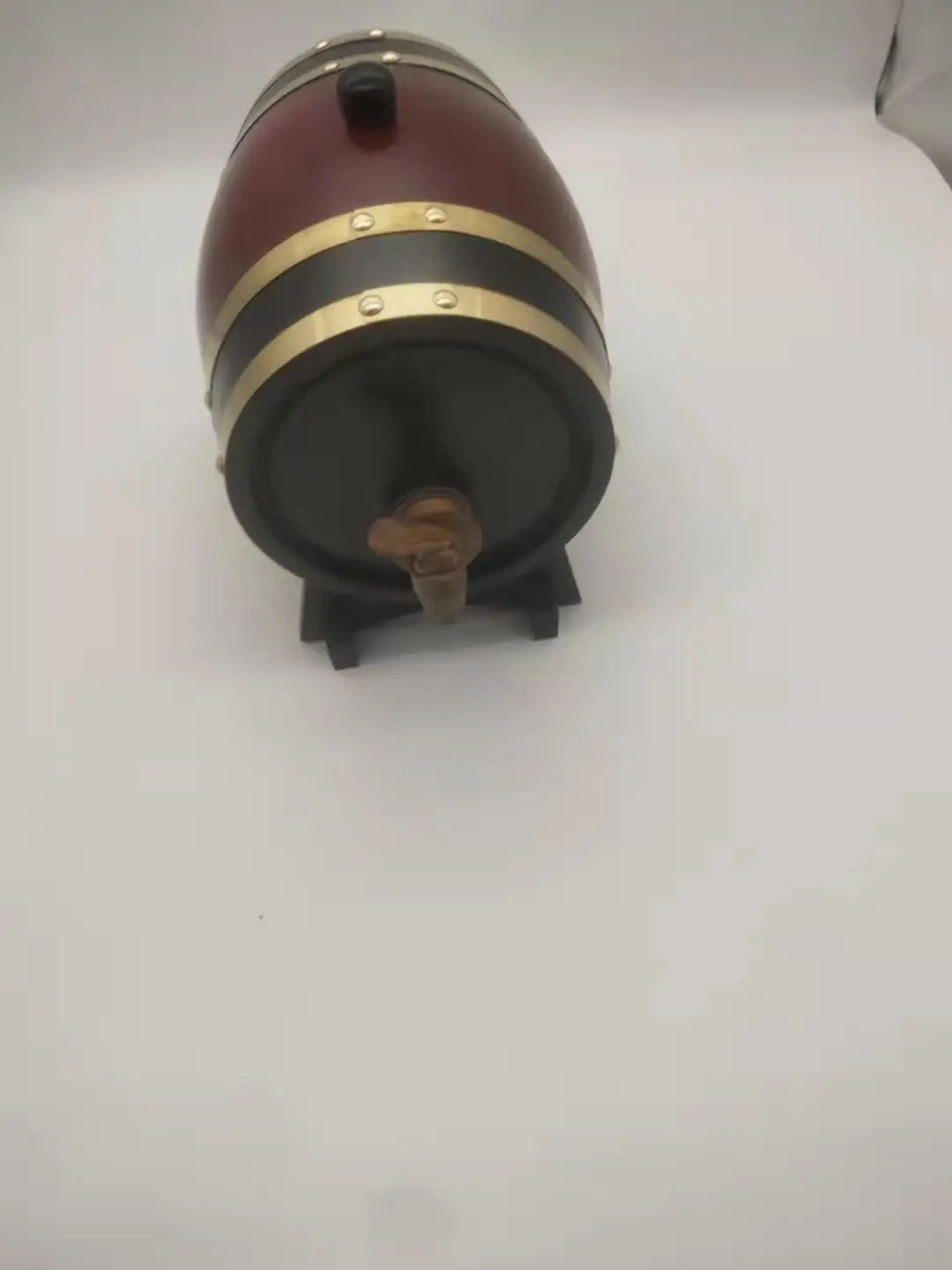 3L wine Red Oak cask Wine beer Whiskey storage decorative cask