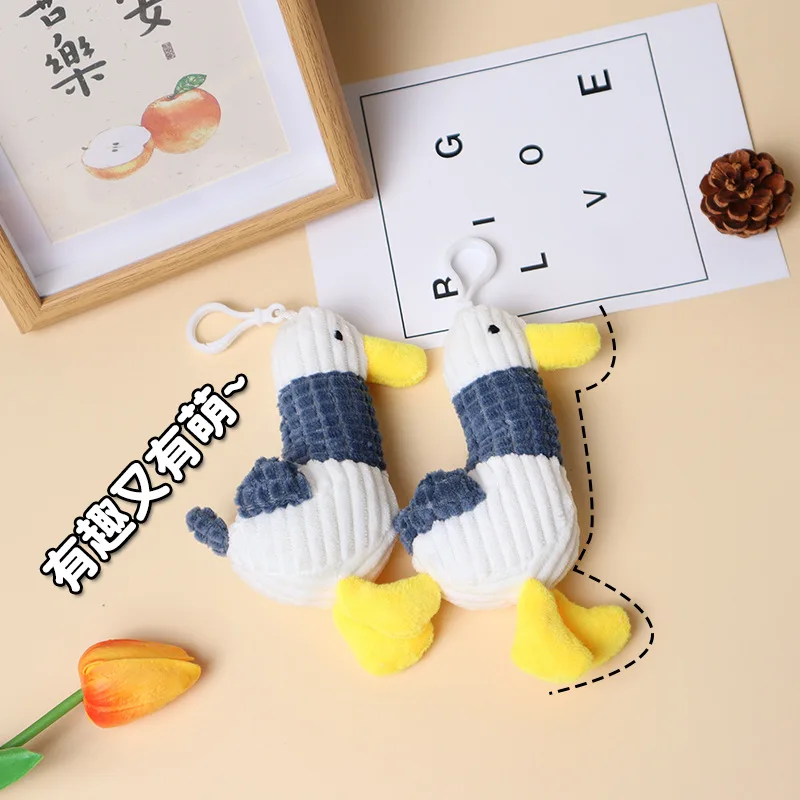 Cute plush oil ugly cute duck key chain doll doll duck bag hanging accessories