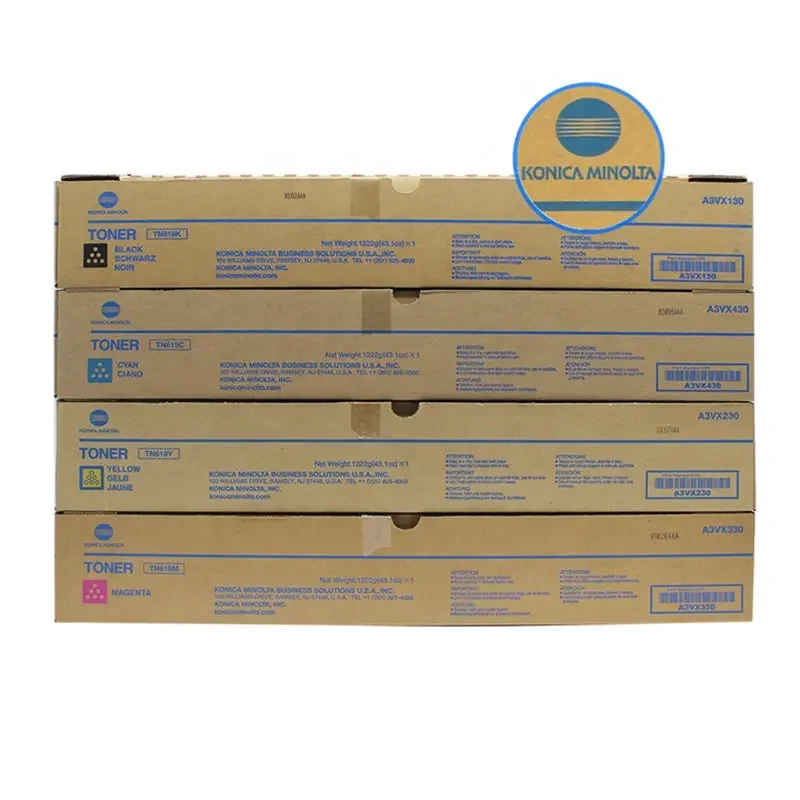 Original  Color Toner Konica Minolta TN619 TN620  Toner Cartridge For use in Bizhub C1060 1070 C2060 2070 C3070 C4065