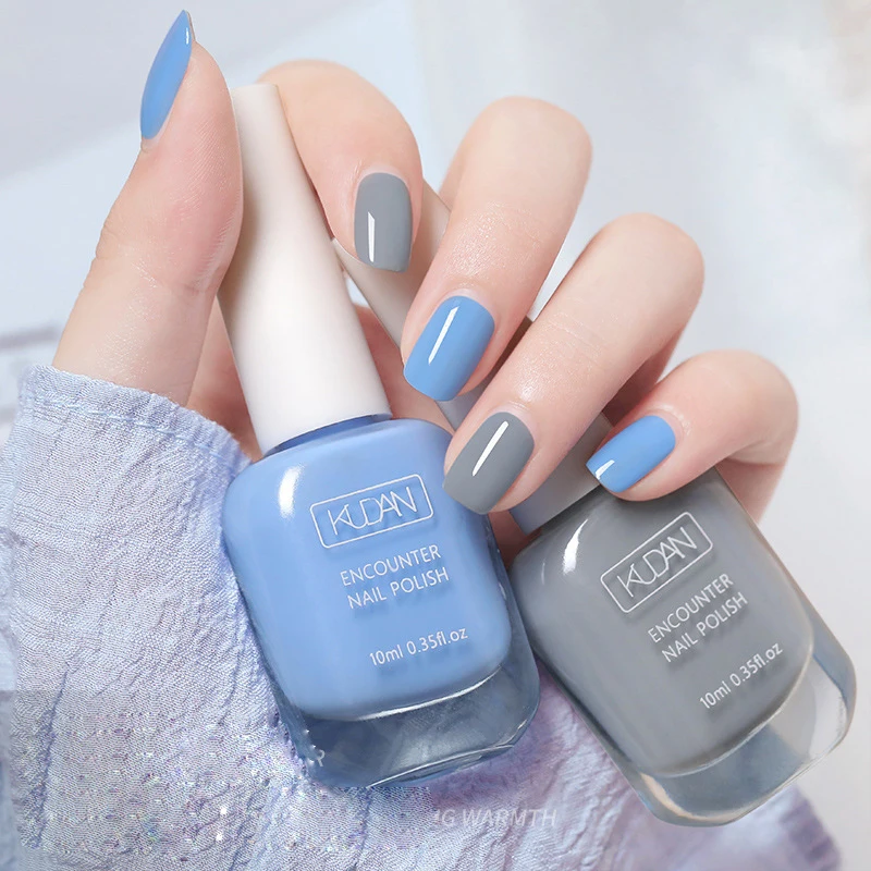 Customized/OEM Private Label Nail Lacquers Colored Water Based Air Dry Glitter Nail Polish Professional Fast Drying Nail Polish