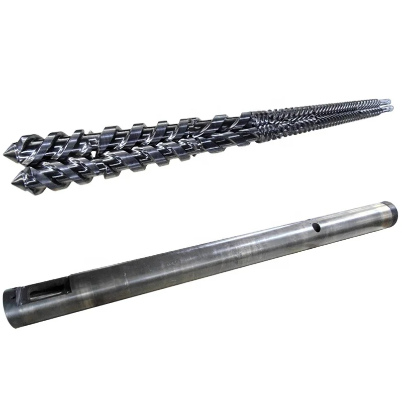 tungsten carbide alloy screw and barrel for extrusion machine