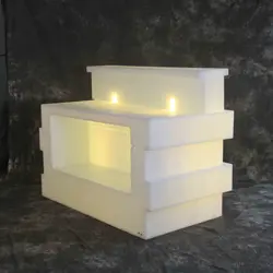 Led Bar Ktv Bar Counter Plastic Material High Quality Lighting Bar Counter