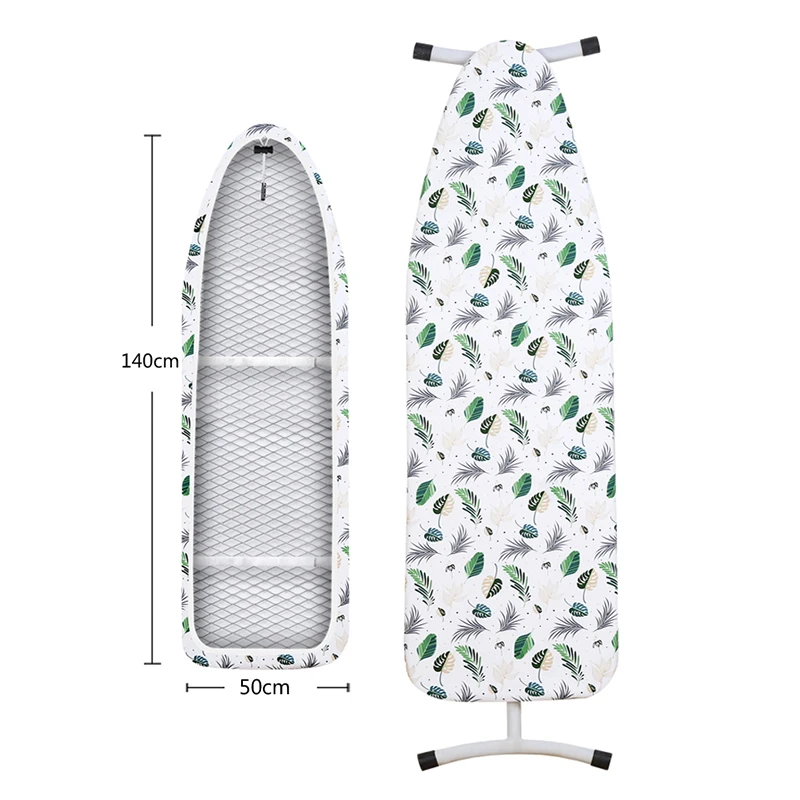 Чехол для гладильной доски, устойчивый к прижиганию, очень толстый Хлопковый чехол для утюга с подкладкой, термоотражающая прокладка для тяжелых условий 140x50 см