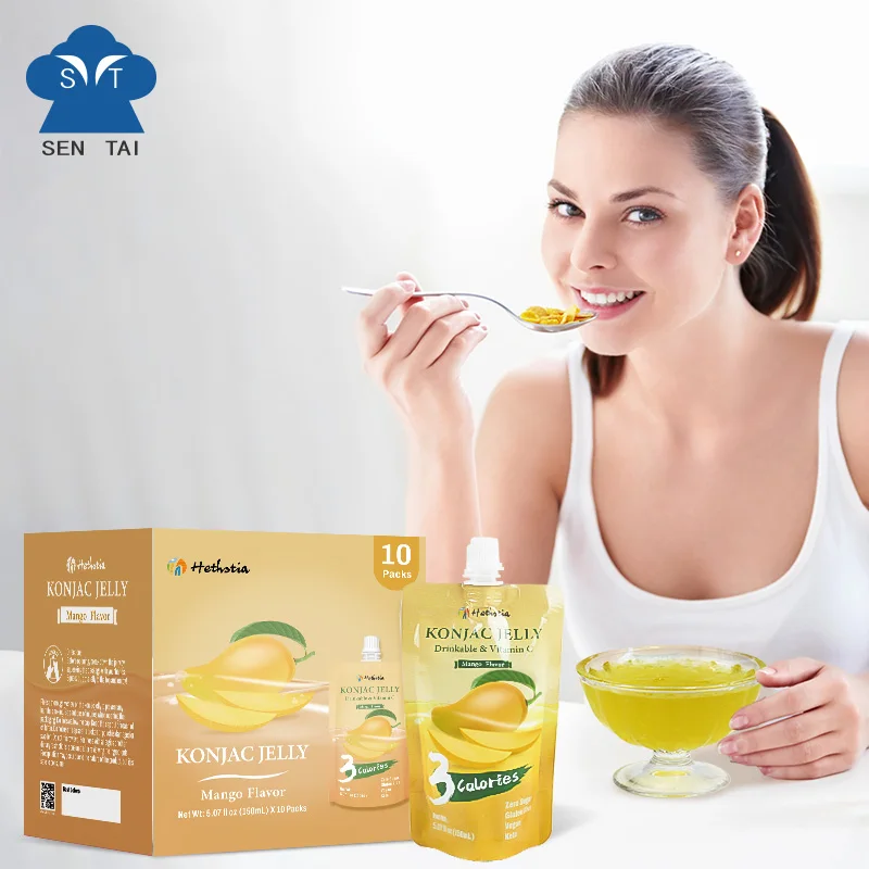 Конжак закуска нежирный сладкий вкус ширатаки желе фруктовый манго со вкусом конжака Желе Напиток