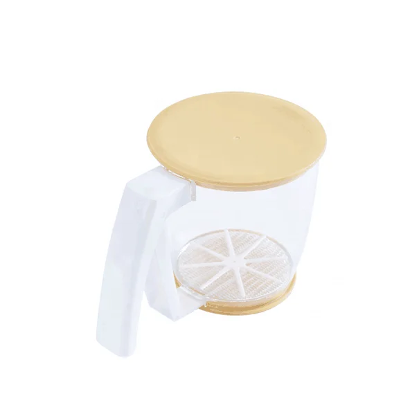 Double Layers Sieve Hand-held Flour Sifter Strainer sifters for cooking with Handle flour sifter hand held for Baking
