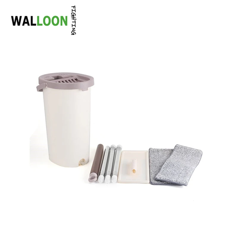 Cedar pocha Hand Free hard floor cleaning mop with bucket magic mop trapeador giratorio