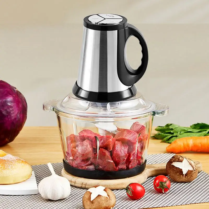 22 slicer mixer vegetable grinder blender, new adjustable product onion chopper with container/