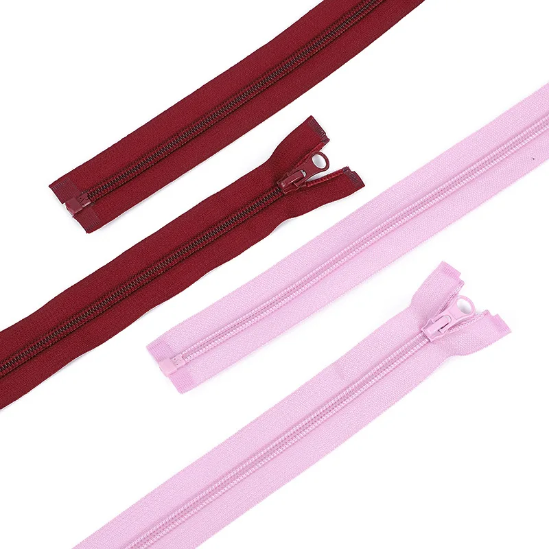 5# Zipper Factory High Quality Custom Sewing Accessories 5# Coil Nylon Zipper Tape Open-end Nylon Zipper For Clothing Bag