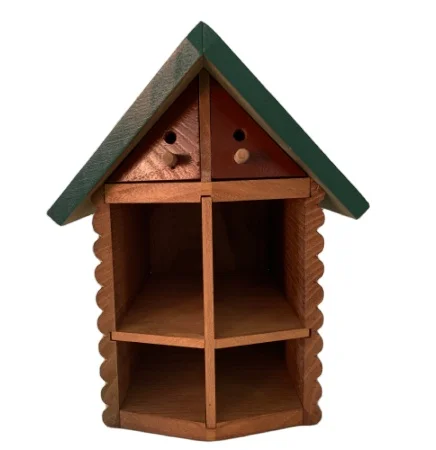 Hanging wooden Insect House for Gardens  Perfect habitat for ladybugs(Ladybirds), lacewings, butterfly, mason bees, solitary