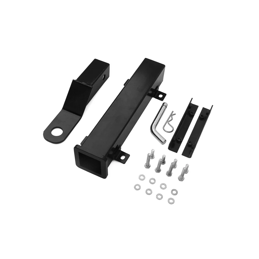 Golf Cart Rear Seat Trailer Hitch with Receiver Fit for Footrest-Club Car,EZGO,Yamaha