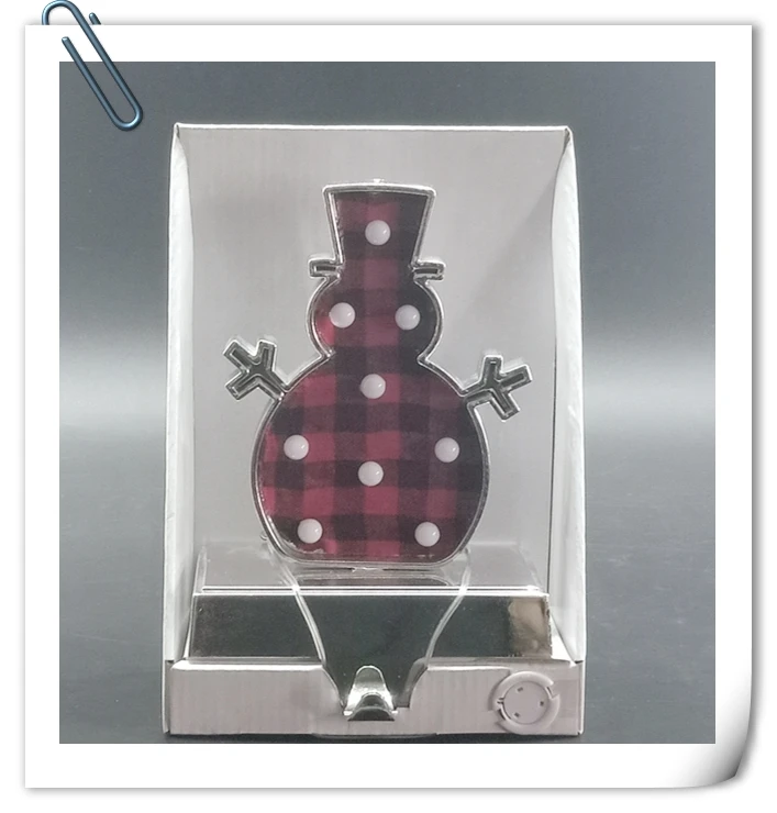 2023 Lighting Christmas Ornaments Elk model Led Lights Stocking Holder Christmas Decorations