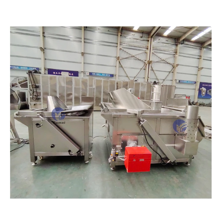 Automatic Snack Namkeen Garri Donut Batch Deep Fryer Cassava Potato Chips Frying Machine