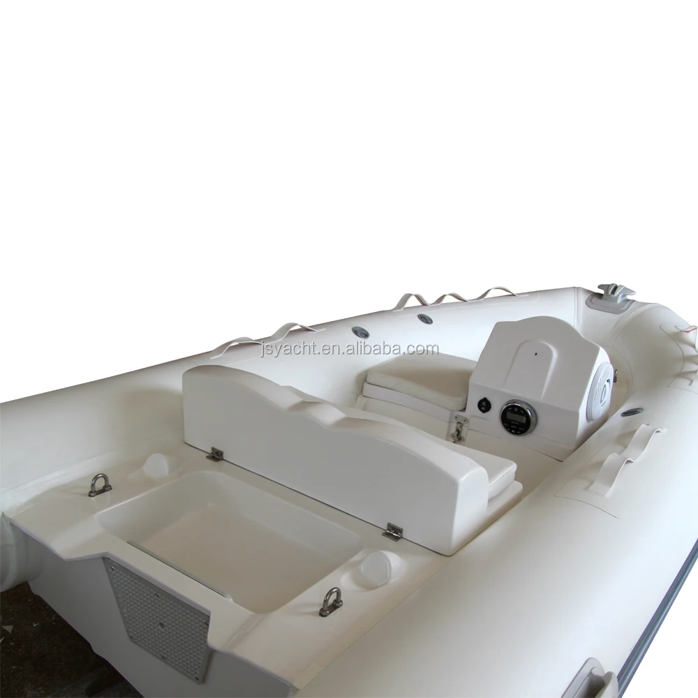 Mini RIB boat rigid fiberglass hull inflatable boat PVC pontoon boat