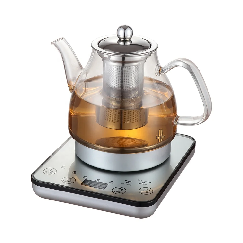 KC/CE/CB/LFGB/ROHS Certificates Temperature setting glass Kettle electric tea maker~Gooseneck  tea kettle/ Bouilloire