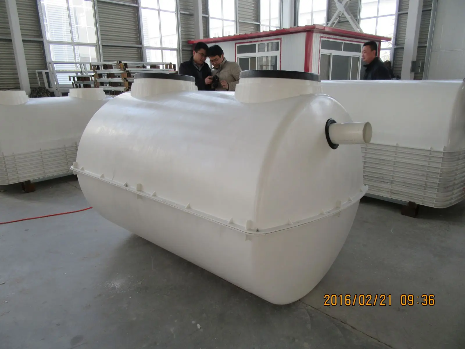 Био септический резервуар FRP GRP Mini маленький бытовой цена 500L 1000L 1500L 2000L