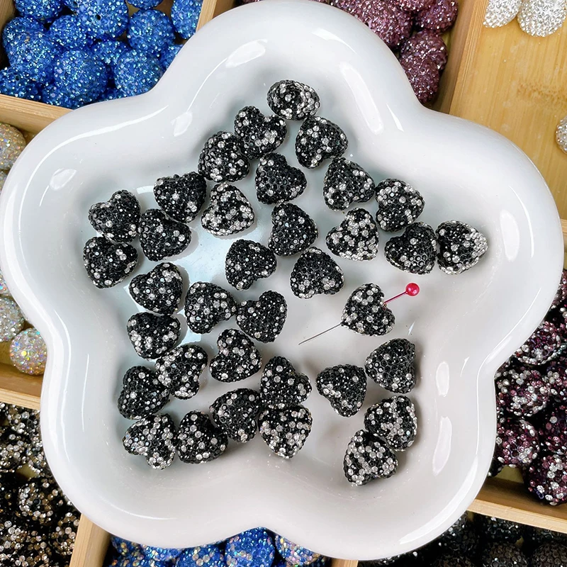 2023 High quality pave crystal disco ball beads rhinestone ball beads for bracelets