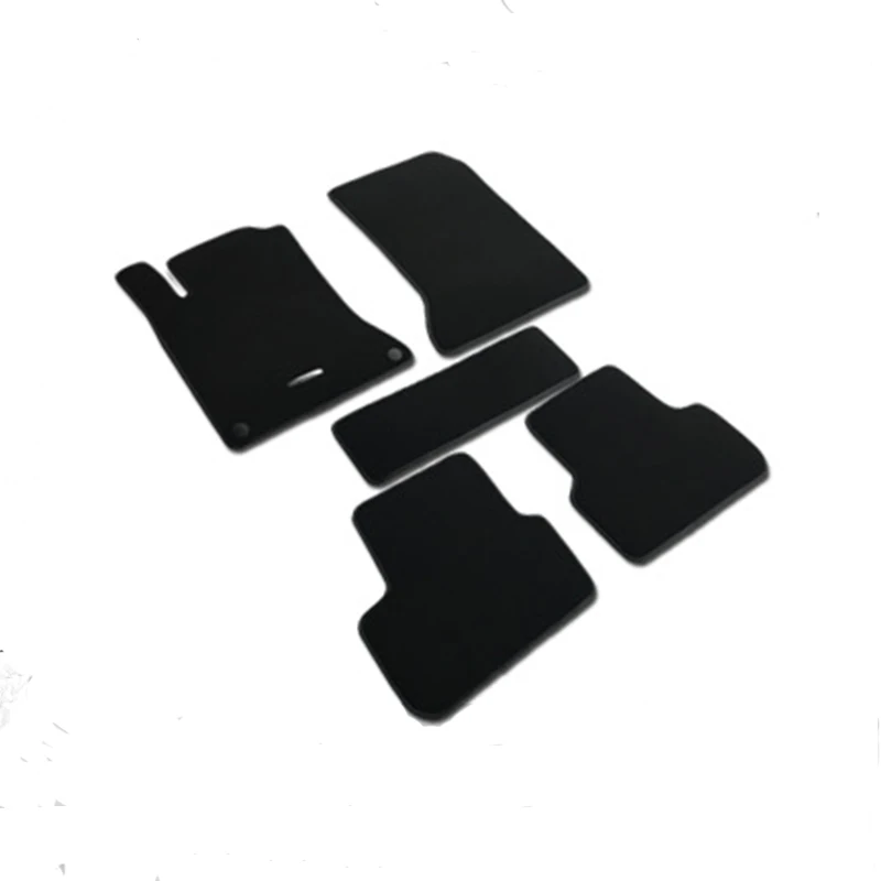 Full Set Luxury Car Floor Mat Auto Velour Textile Original Plush Nylon Foot Carpet 4 Piece For Mercedes Benz A Class W176 W169