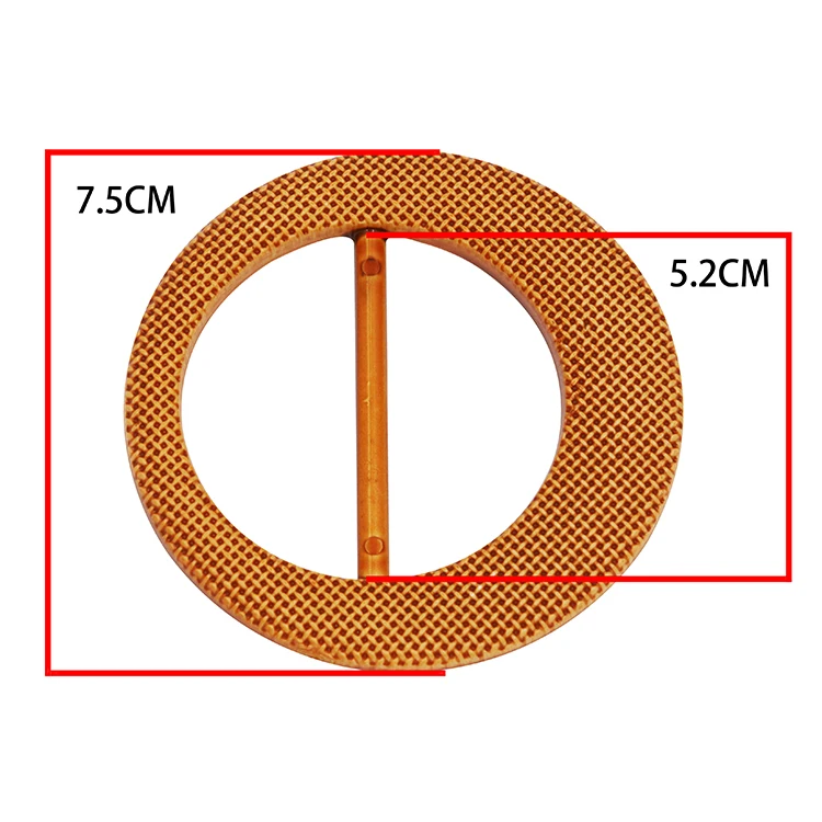 new style custom wholesale O ring plastic dots prong belt buckle