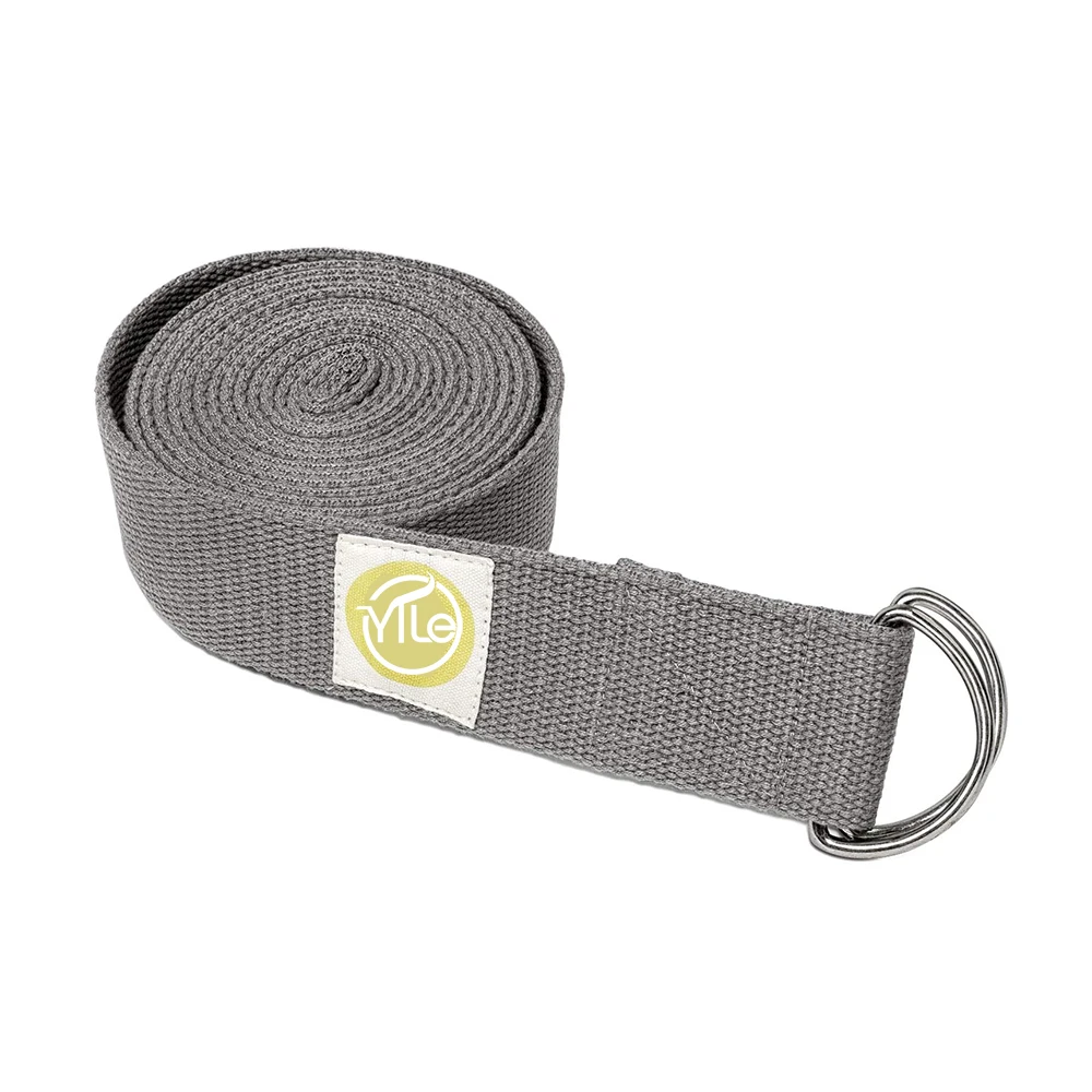
Orangic cotton recycled yoga straps belt custom with logo manufacturer 