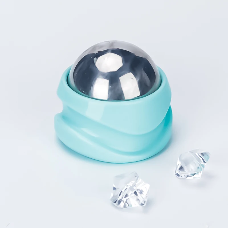 52mm Stainless Steel Ice Roller Massager Iced Physiotherapy Muscle Relaxation Fitness Cold Massage Ball
