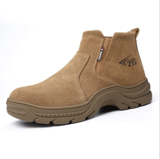 ZG 8808 Wholesale Brown To Work Boots For Men