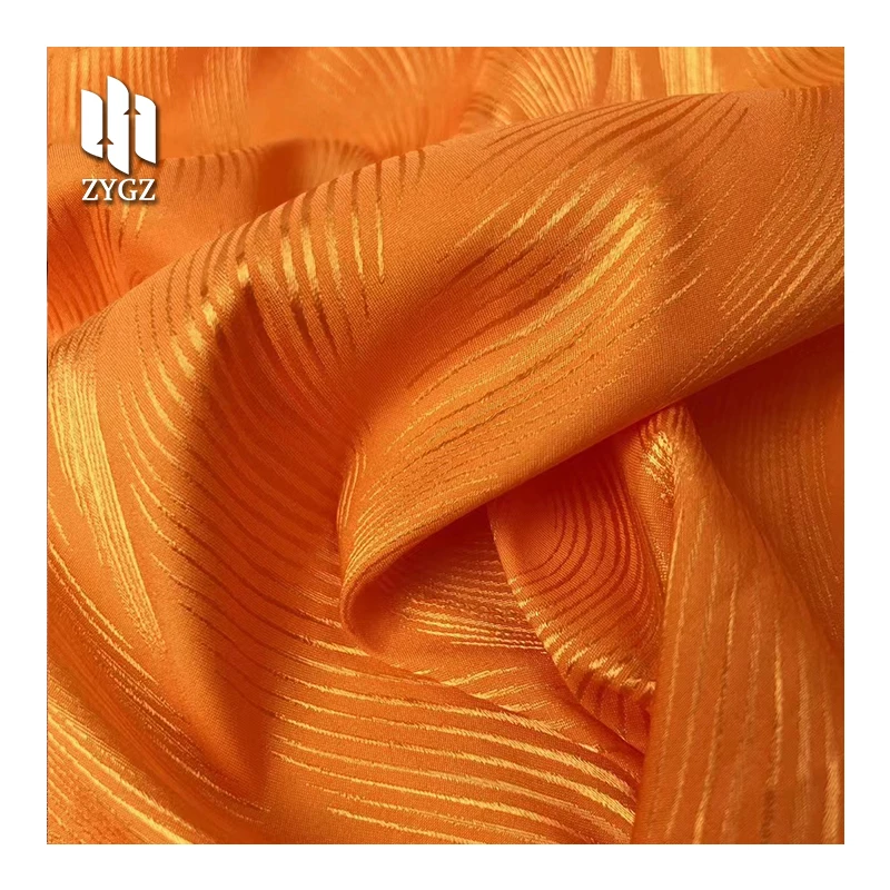 Latest design Elegant Fashion Wholesale Pattern Satin Silk Jacquard Brocade Fabric For Women Clothing Dress
