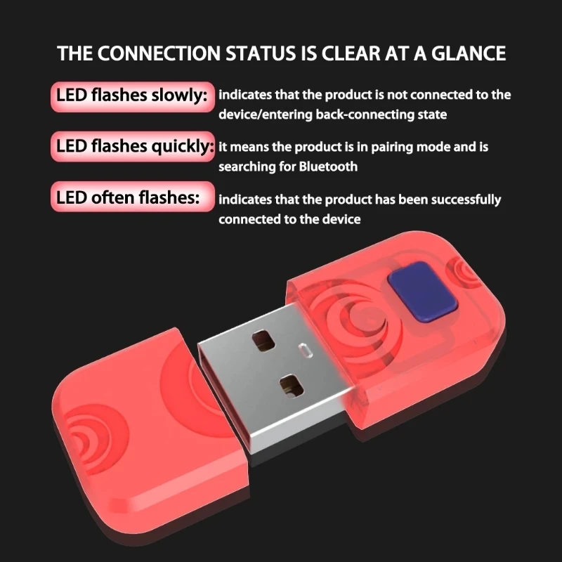 USB Wireless Controller Adapter For Switch For PS5 For PS4 For Xbox Gamepad Receiver Support Joystick Converter Adapter