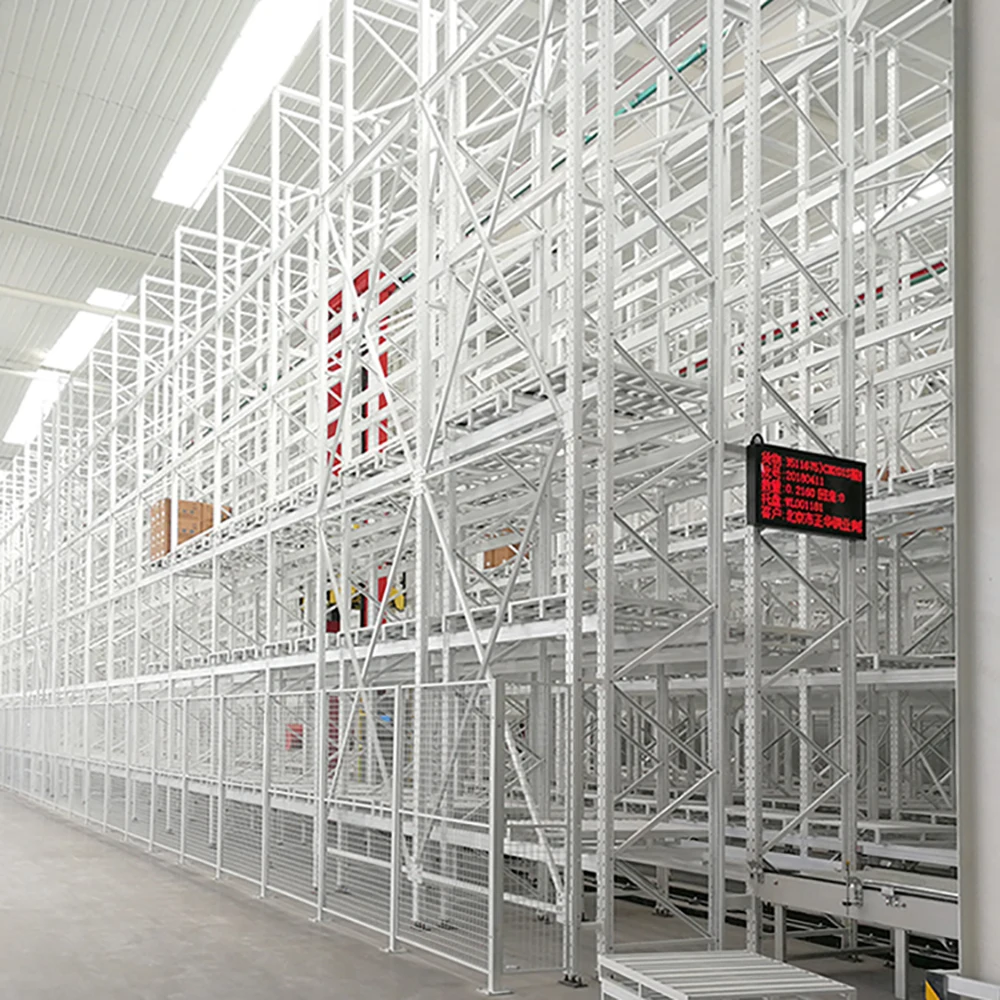 Automatic Shelving Units Racks Metal Stacking Warehouse Racking Stacker Crane Automatic Racks Automated Storage ASRS System
