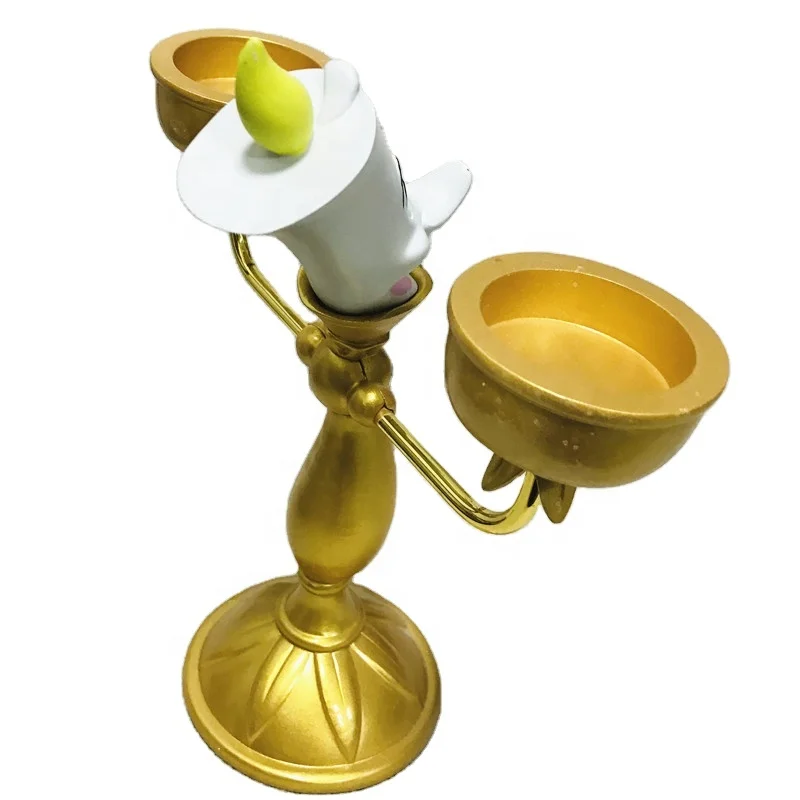 Resin ornaments statue candlestick holders customized candle stick collection Cartoon toy figure Candle Holder