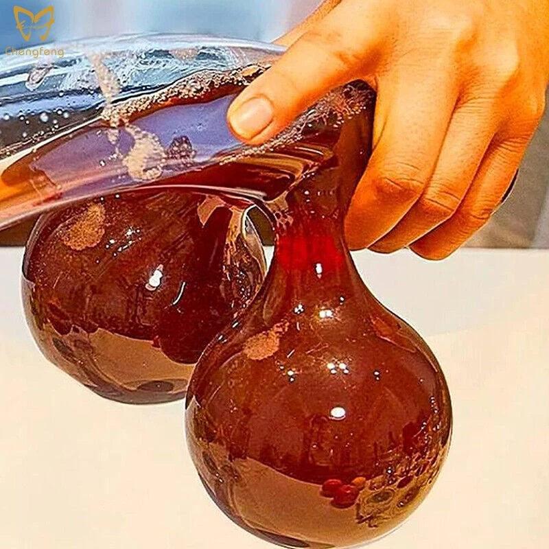 Hot Selling High Borosilicate Glass Creative Unique Funny Wine Decanter for bar