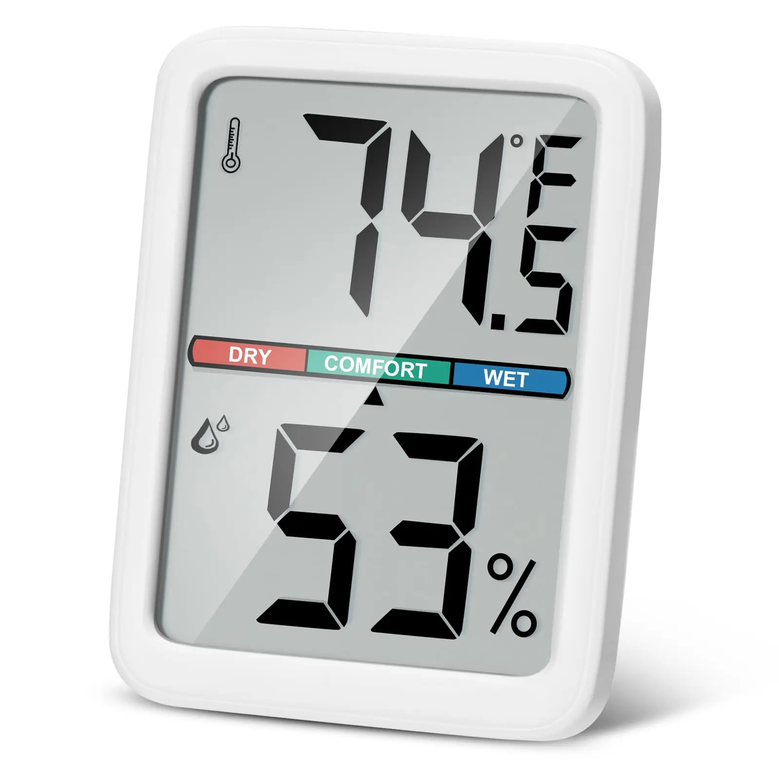 Indoor Temperature and Humidity Meter Room Thermometers Outdoor Thermo-hygrometer