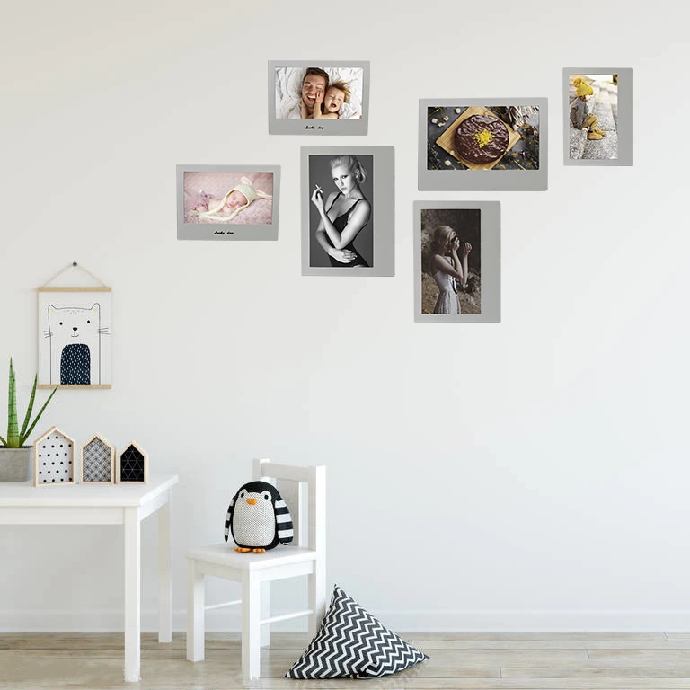 Magnetic photo frame magnet fridge/ Surface writable photo frame