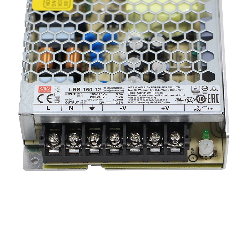 Meanwell LRS-150-12 150W 12.5Amp 220V AC 12V DC источник питания для светодиодной