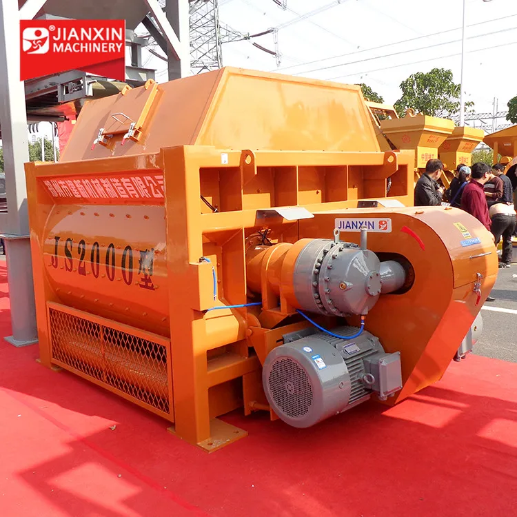 JS2000 concrete mixer manufacturer Horizontal concrete mixer for sale